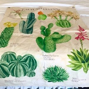 Canvas with Cactus for wall